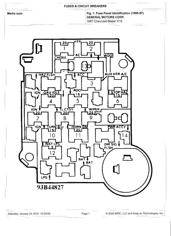 85 Chevy C10 Fuse Box Diagram - J32ylxxto8ab M - Car fuse box diagram