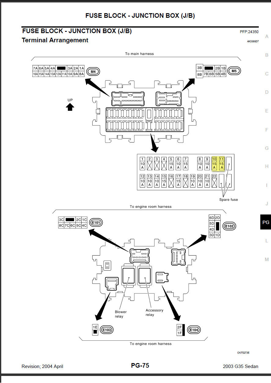 2004 Infiniti G35 Seat Wiring Diagram - Wiring Diagram and Schematic