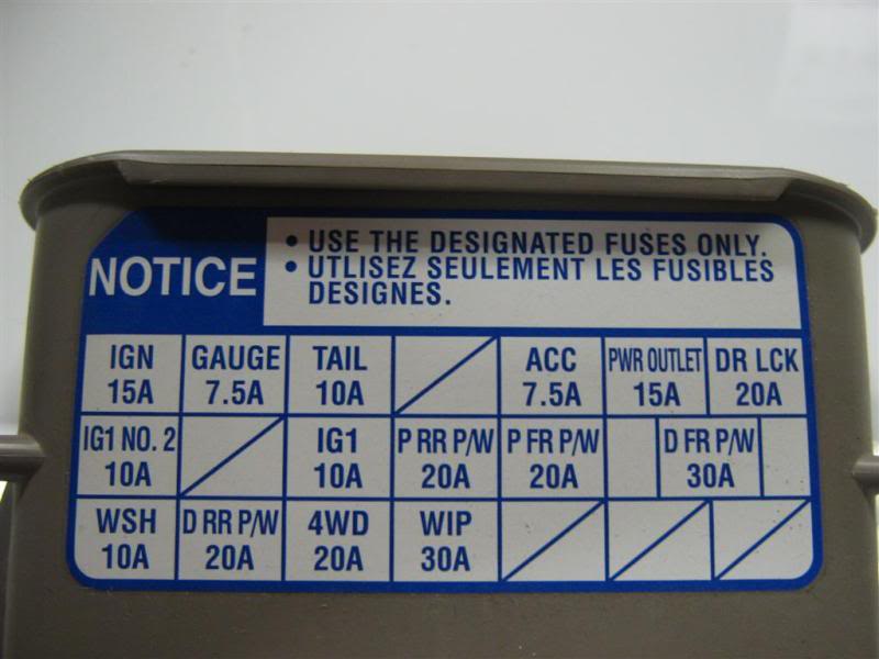 2009 Tacoma Fuse Box Wiring Diagram