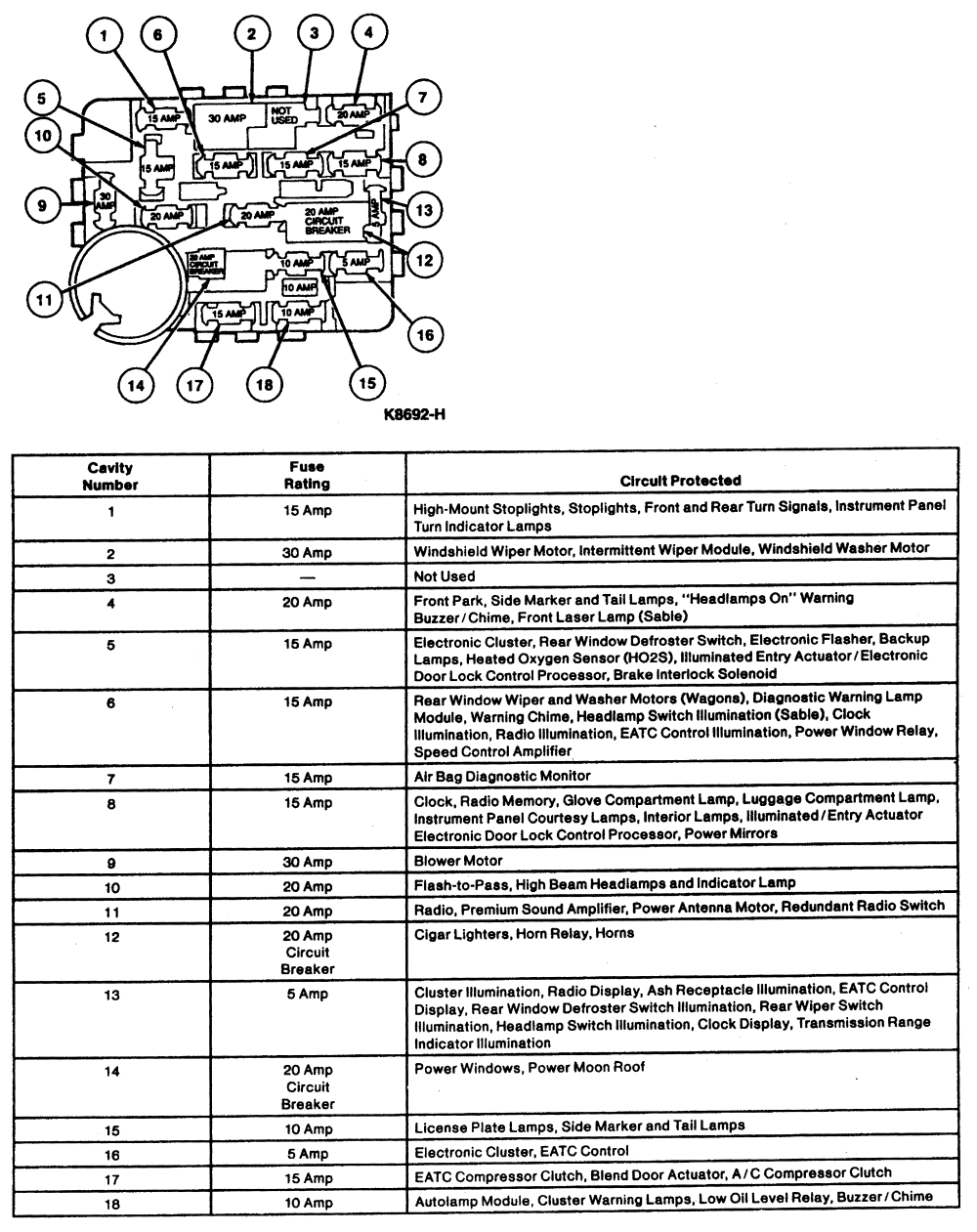 2000 Chrysler Town And Country Interior Fuse Box Diagram