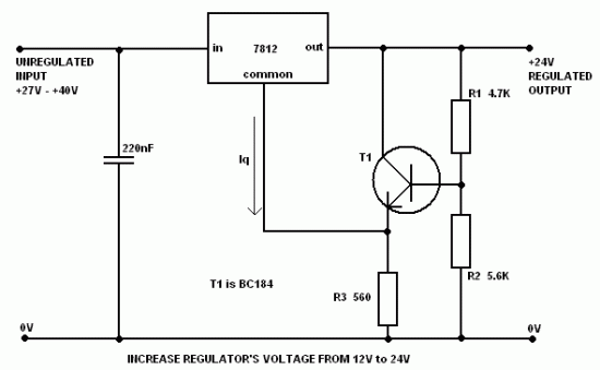 12V Voltage Regulator Circuit Diagram