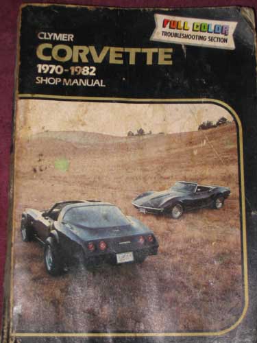 1970 Corvette Owners Manual