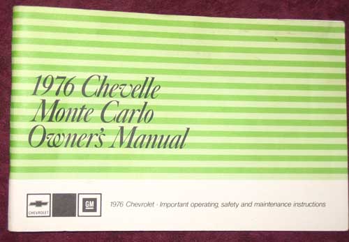 1976 Chevrolet Monte Carlo Pics