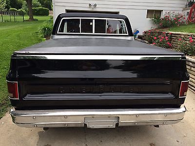 1978 Chevy C10 Shortbox Truck Black Very Nice Condition  Used