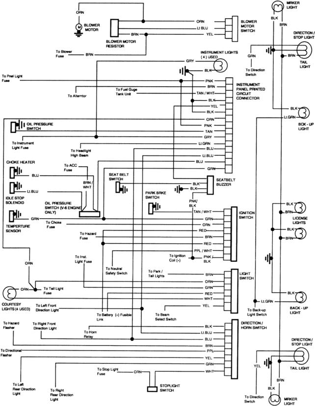 1981 Chevy Truck Wiring Diagram