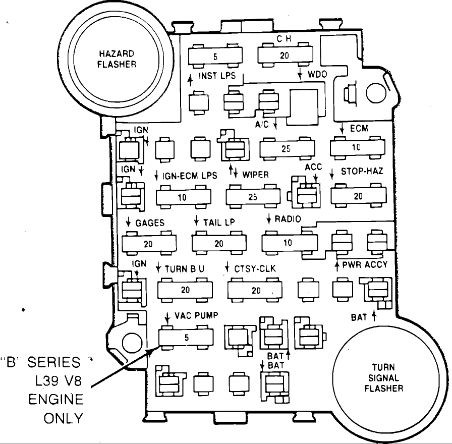 1973 chevy c10 fuse box diagram