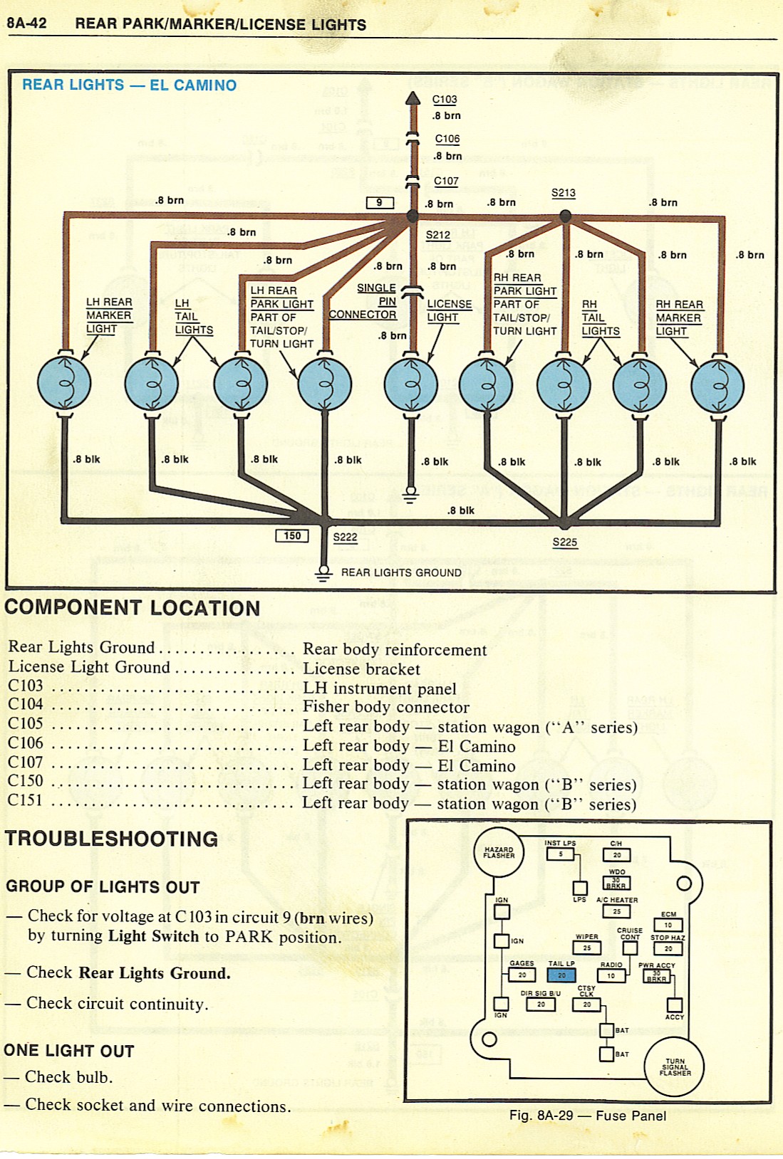 1986 Chevy El Camino WiringDiagram