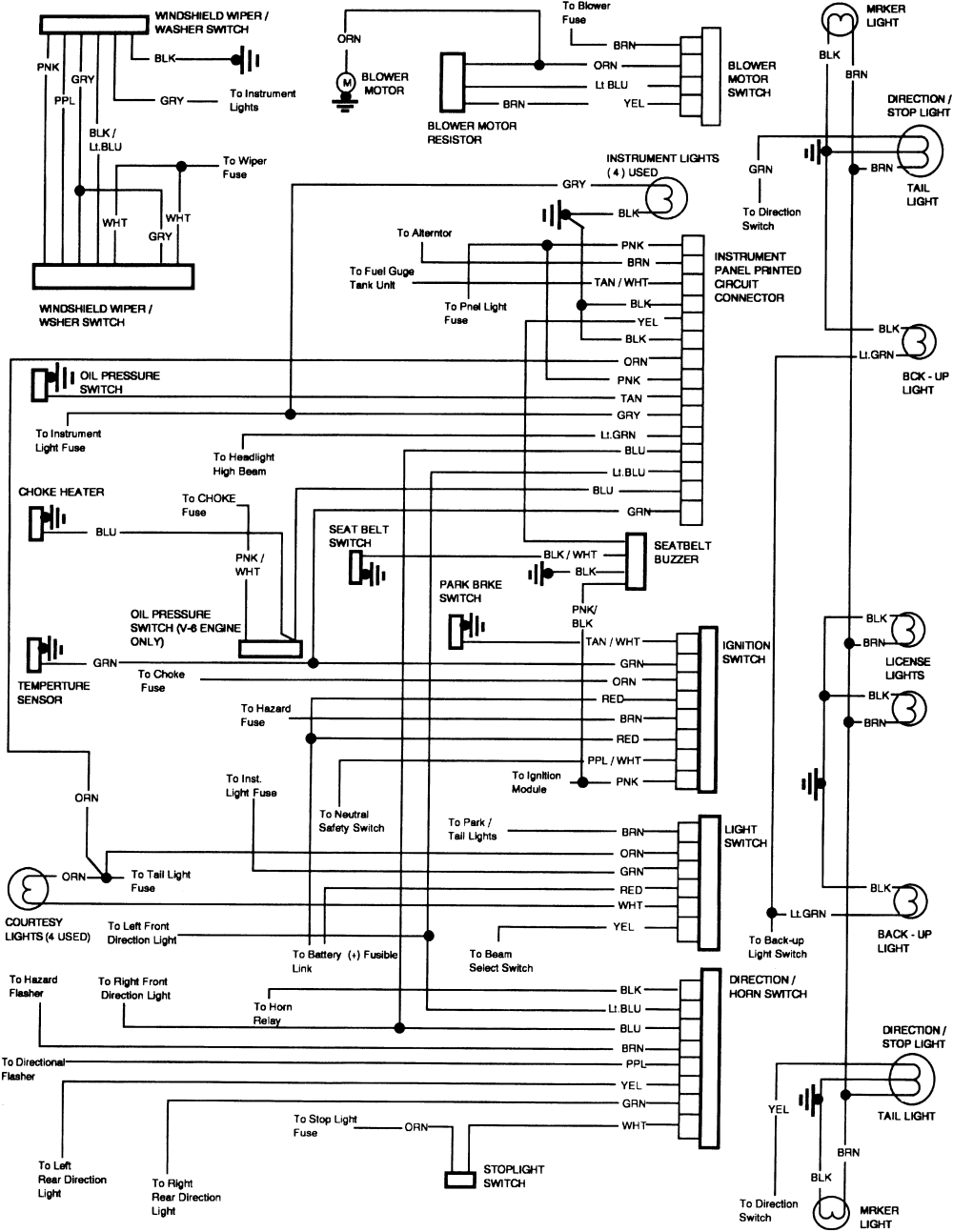 1986 Chevy Silverado Wiring Diagram