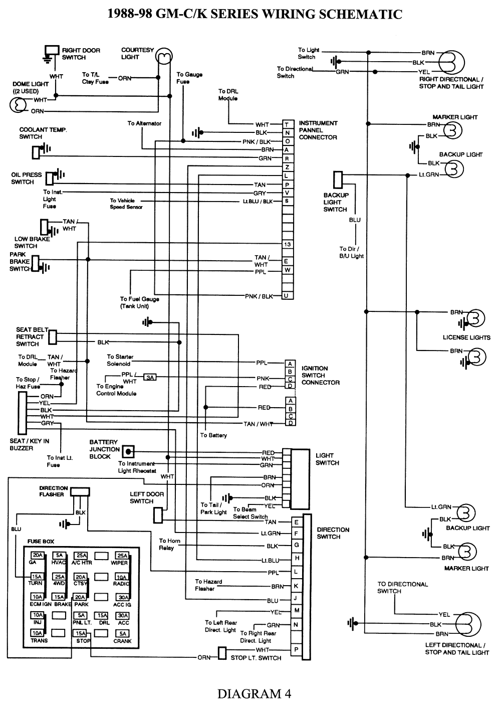 1988 Chevy Silverado 1500 Wiring Diagram