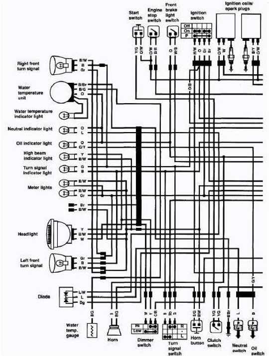 1988 Suzuki Intruder 750 Wiring Diagram