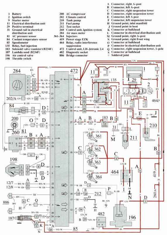 1989 Volvo 240 Wiring Diagrams