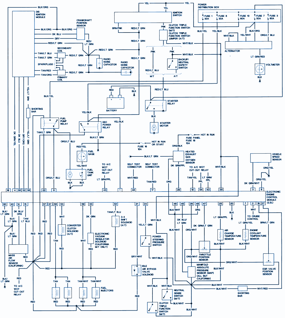1990 Ford Ranger Wiring Diagram
