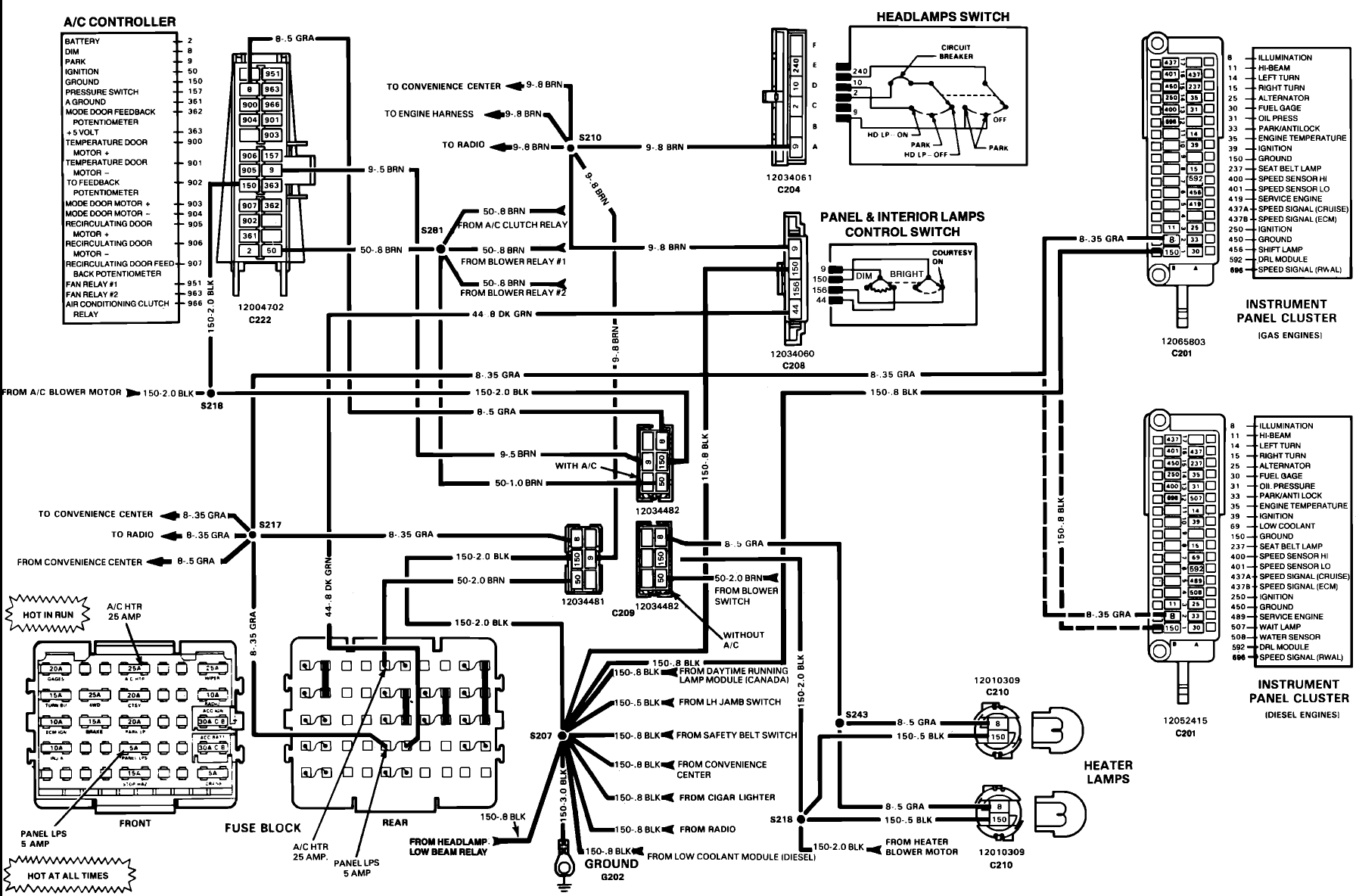 1994 Chevy Truck Wiring Diagram