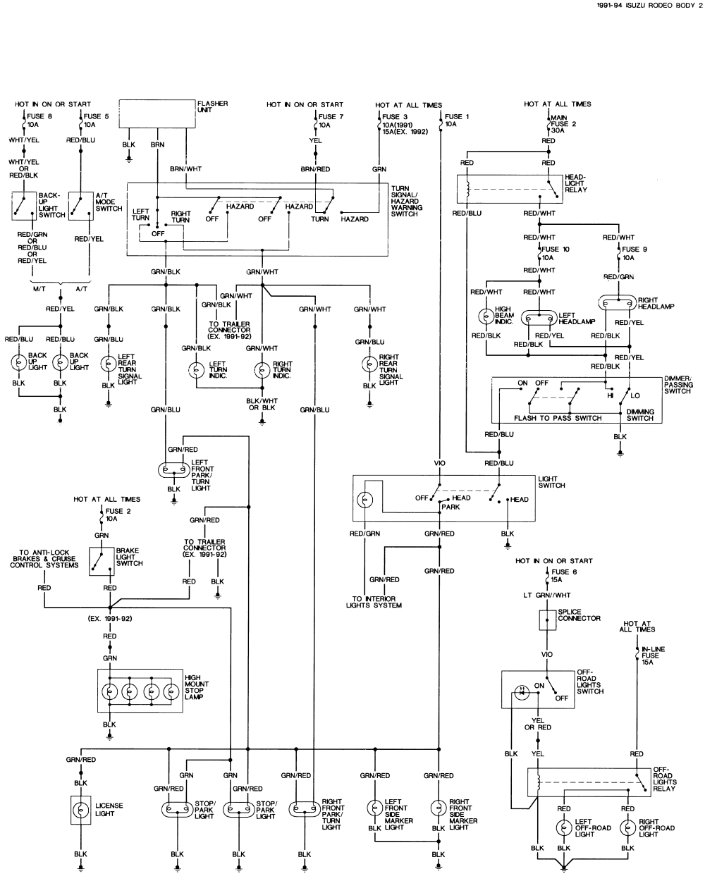 1994 Toyota Pickup Fuel Pump Wiring Diagram