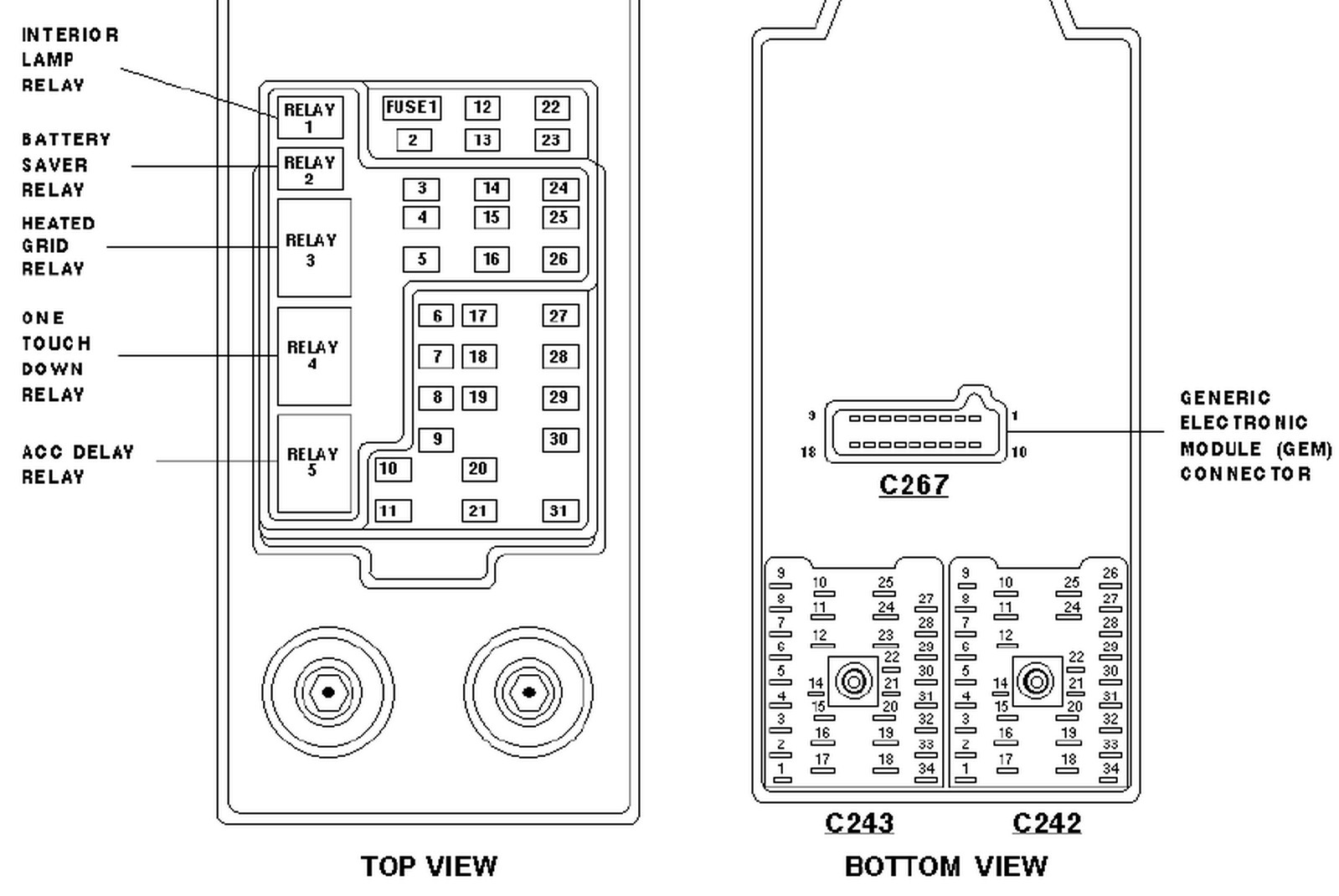 98 Expedition Fuse Box Diagram