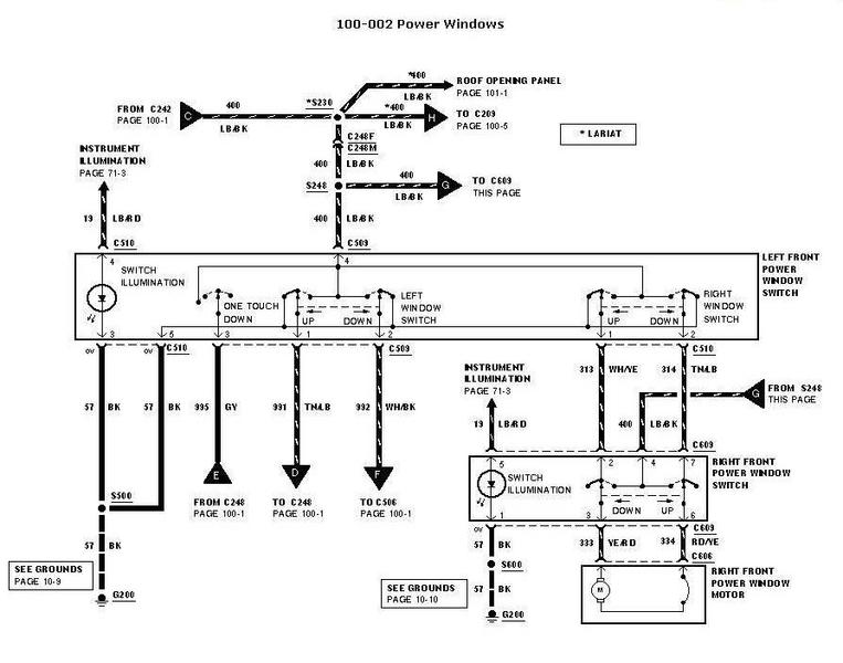 1997 Ford F150 Power Window Wiring Diagram