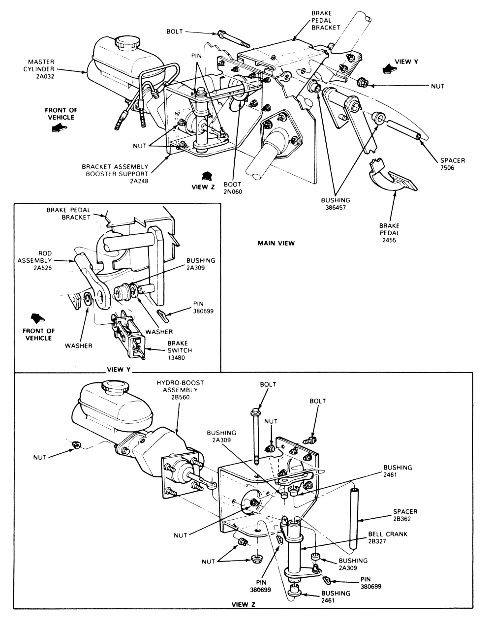 1997 Ford F250 Brake System Diagram
