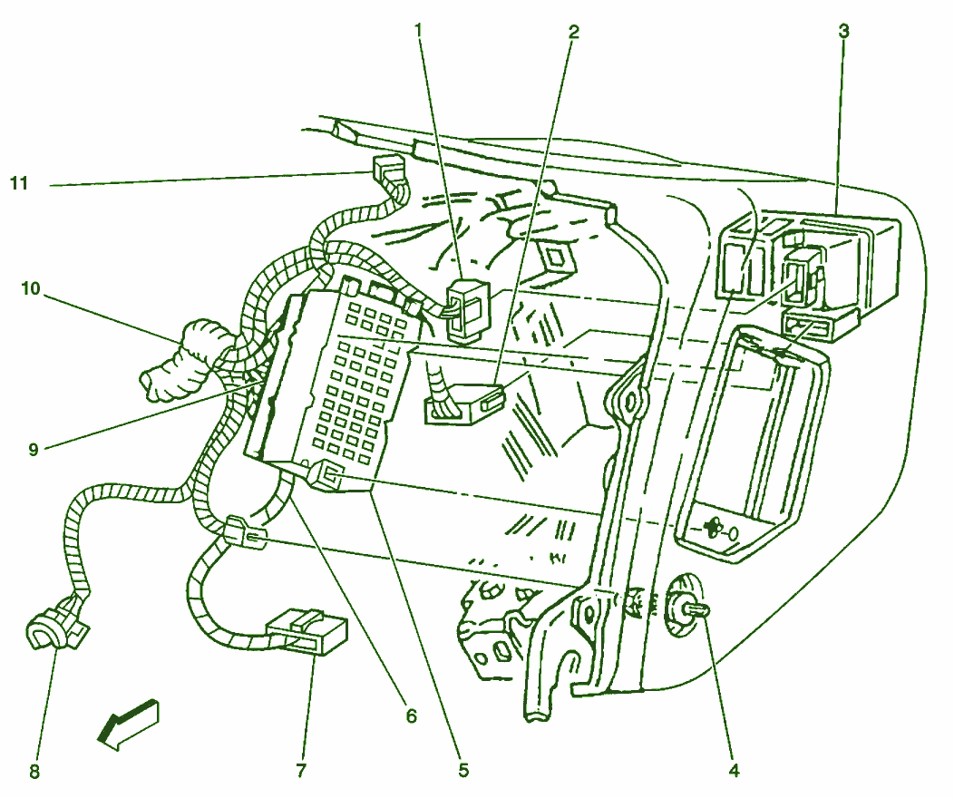 1999 Chevy S10 Fuse Box Diagram
