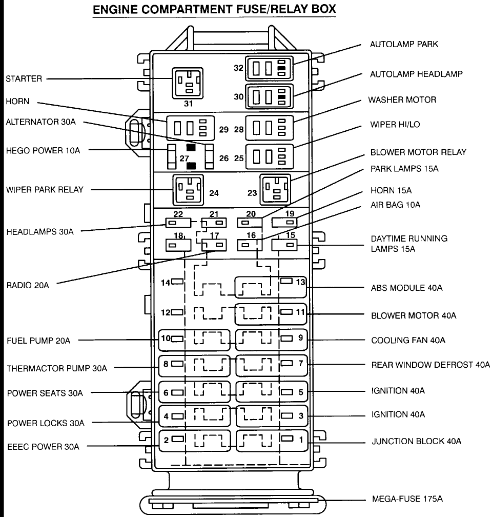 2000 Ford Taurus Engine Diagram