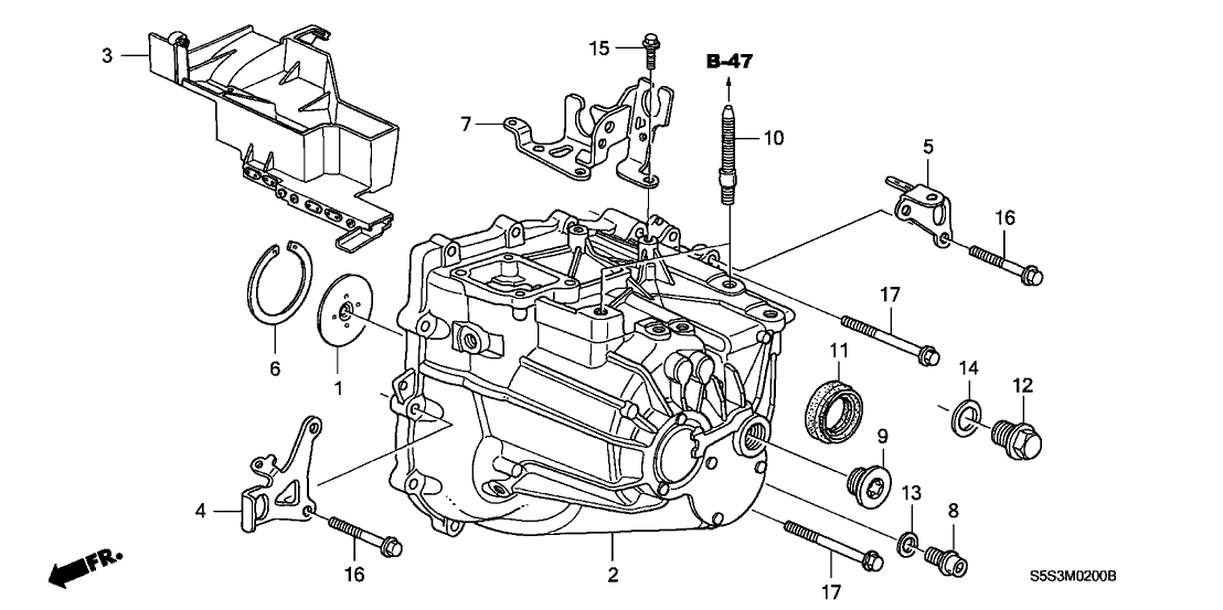 2000 Honda Civic Engine Diagram