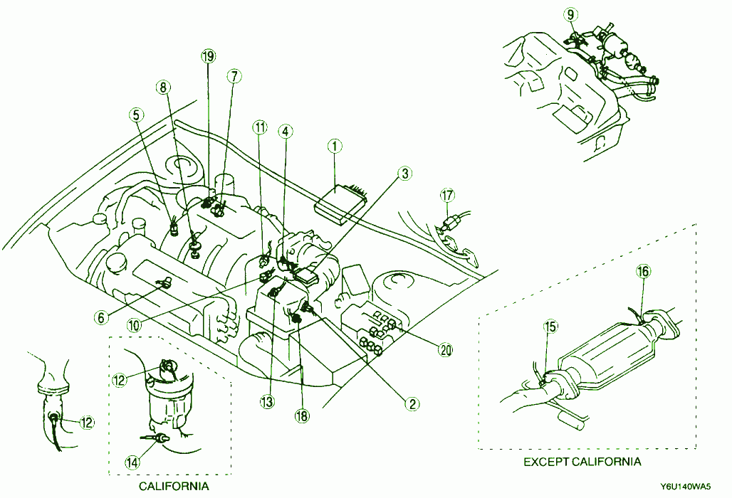 2000 Mazda 626 Fuse Box Diagram