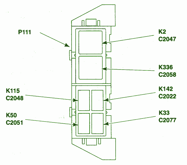 2001 Ford Ranger Relay Box Diagram
