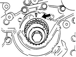2001 Mazda 626 2.5 Timing Belt Marks