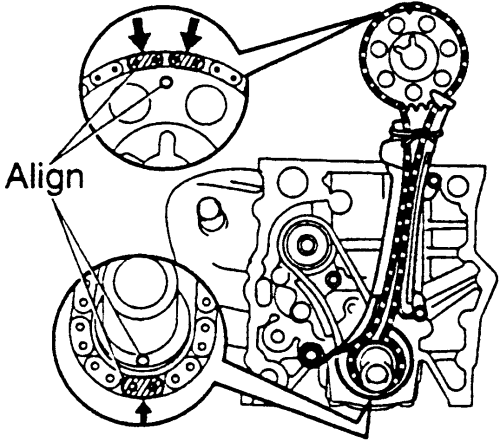 2001 Toyota Corolla Timing Chain Diagram