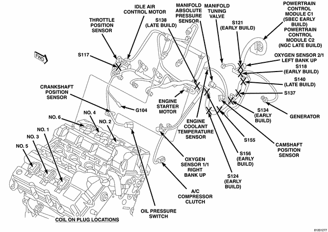 2002 Dodge Stratus O2 Sensor Location