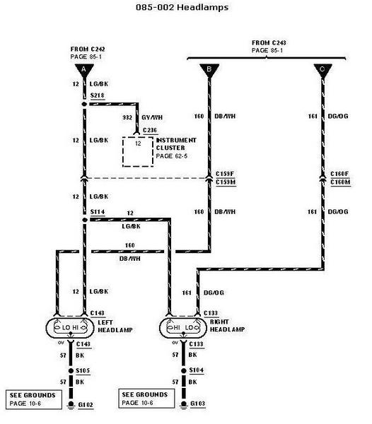2002 Ford F150 Headlight Wiring Diagram