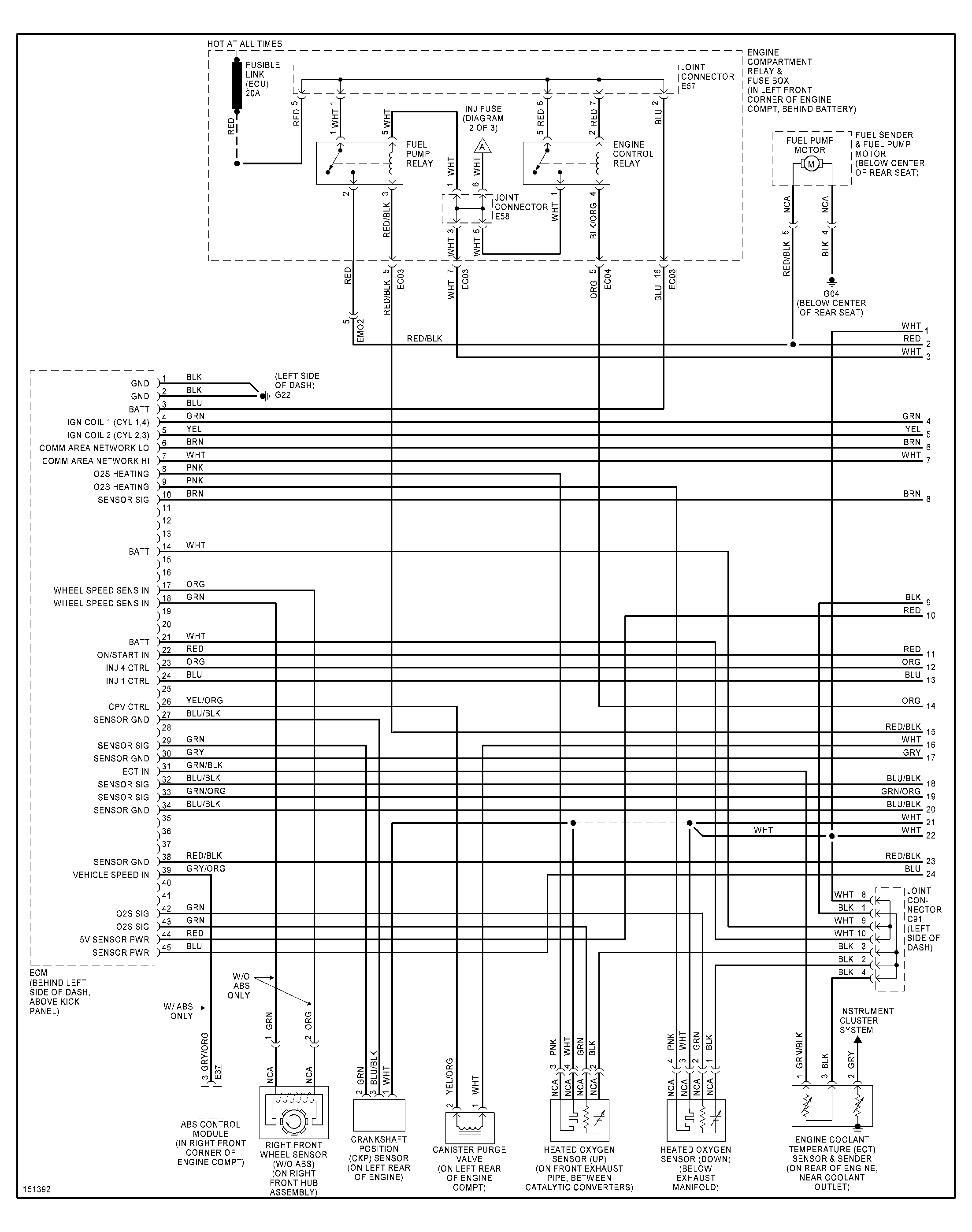 2002 Hyundai Accent Fuel Pump Wiring Diagram