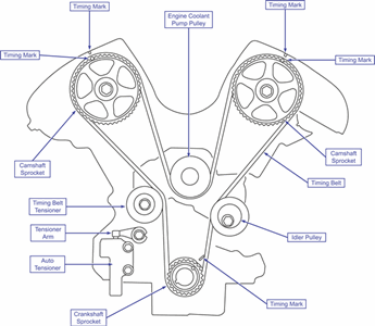 2003 Land Rover Freelander Timing Belt Diagram