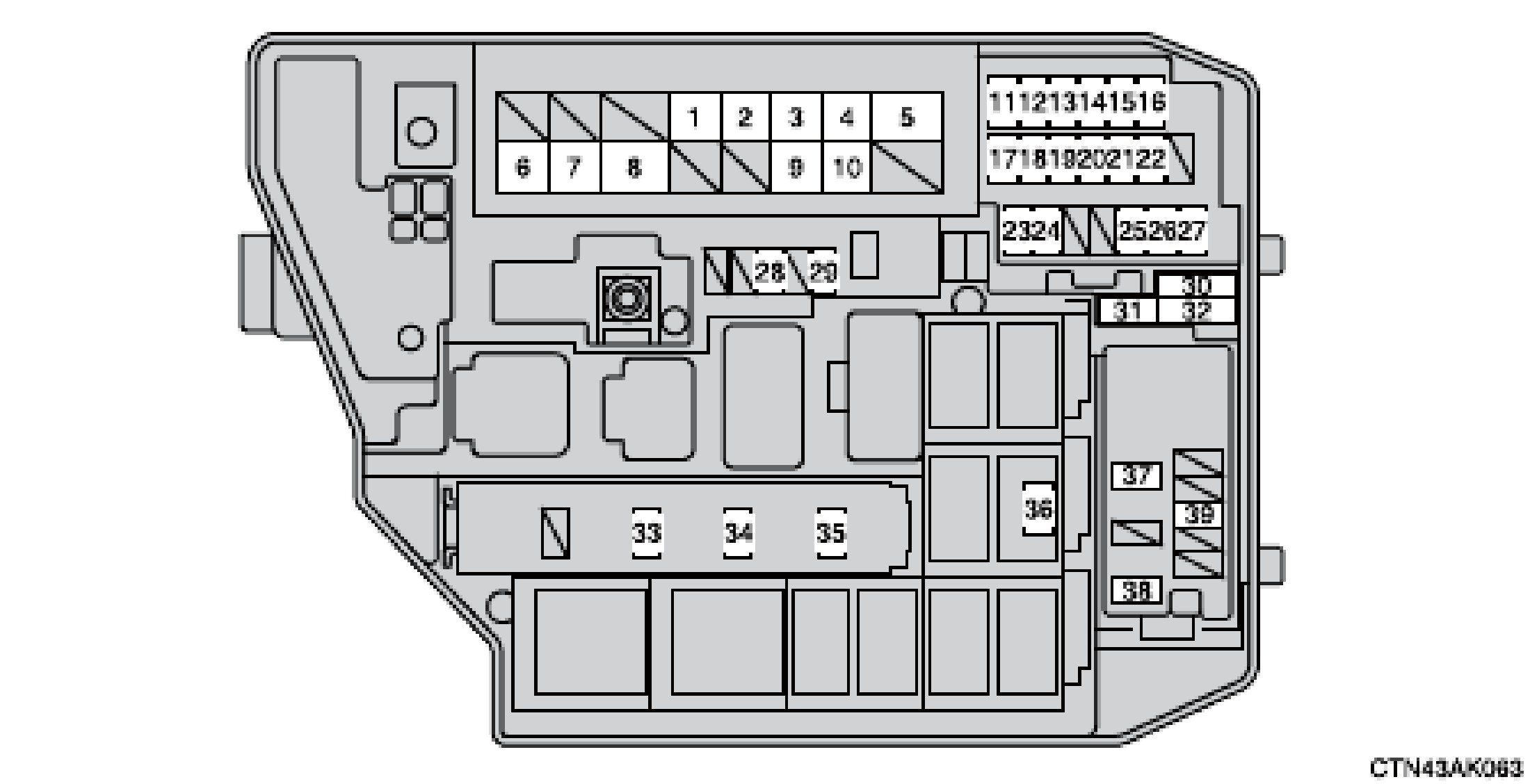 2014 Toyota Highlander Fuse Box Diagram Wiring Diagrams