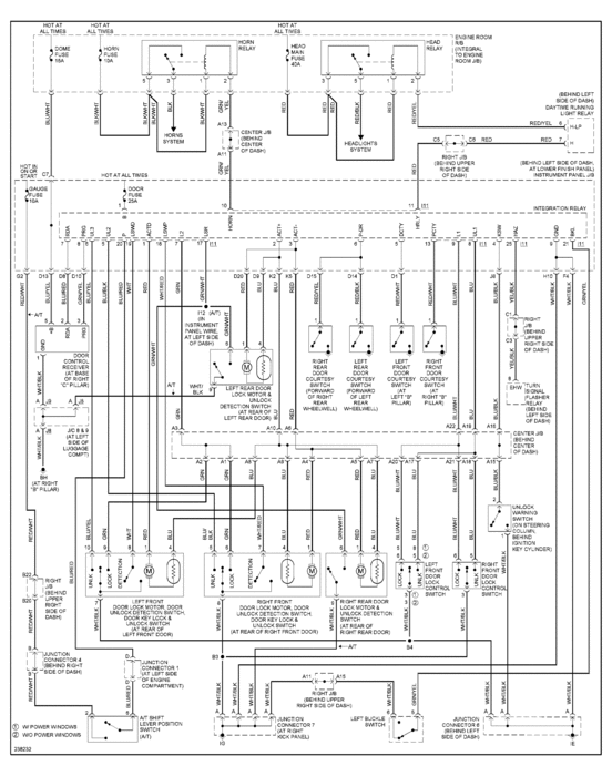 2003 Toyota Matrix Fuse Box Diagram