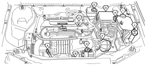 2004 Cavalier Engine Compartment Diagram