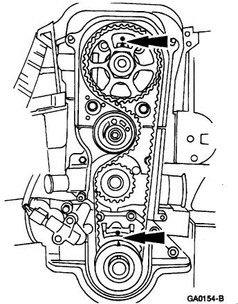 2004 Ford Focus Engine Timing Belt Tensioner L4 2.0 (GMB)