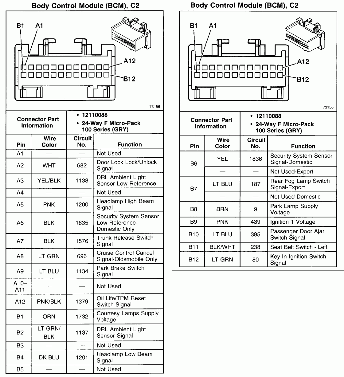 2004 Pontiac Grand AM Radio Wiring Diagram