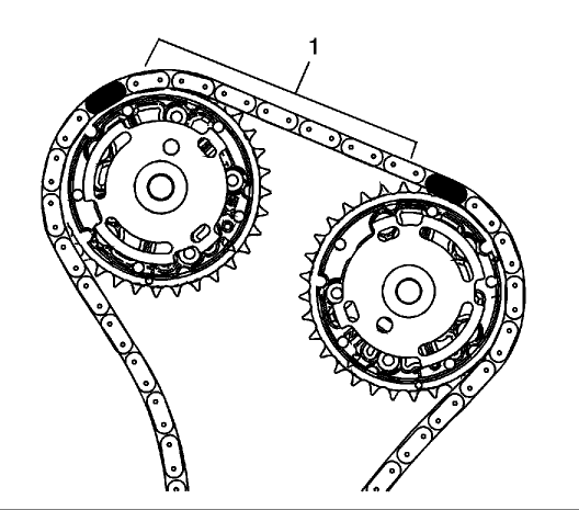 2005 Cadillac CTS 3.6 Timing Chain Mark