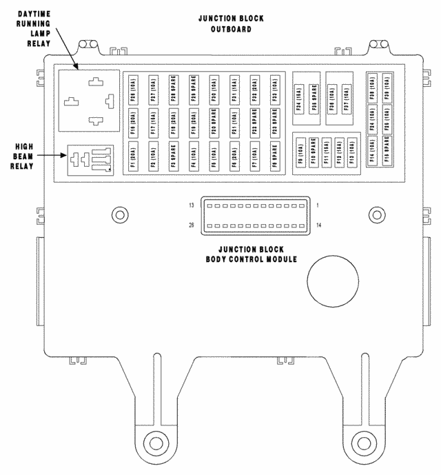 2005 Jeep Liberty Fuse Box Diagram