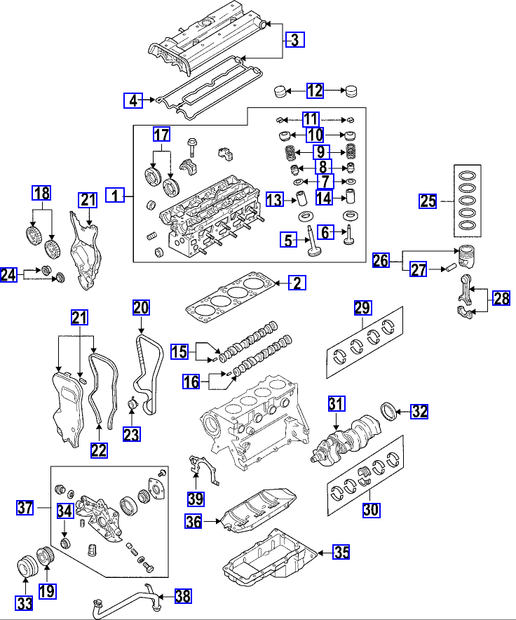 2006 Suzuki Forenza Engine Diagram