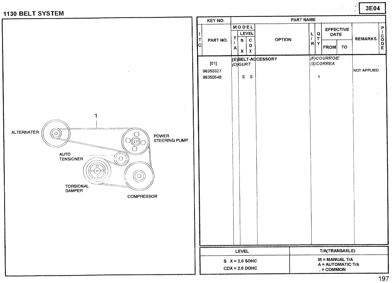 2006 Suzuki Forenza Serpentine Belt Diagram