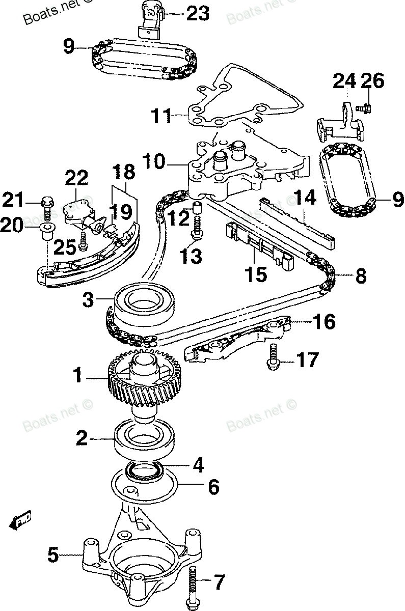 2007 Suzuki XL7 Timing Chain Diagram