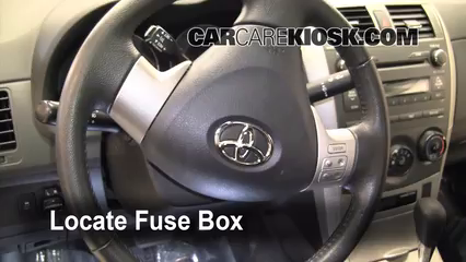 2008 Toyota Yaris Fuse Box Location
