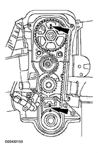 2009 Honda Civic Engine Timing Chain L4 2.0 (TSU)