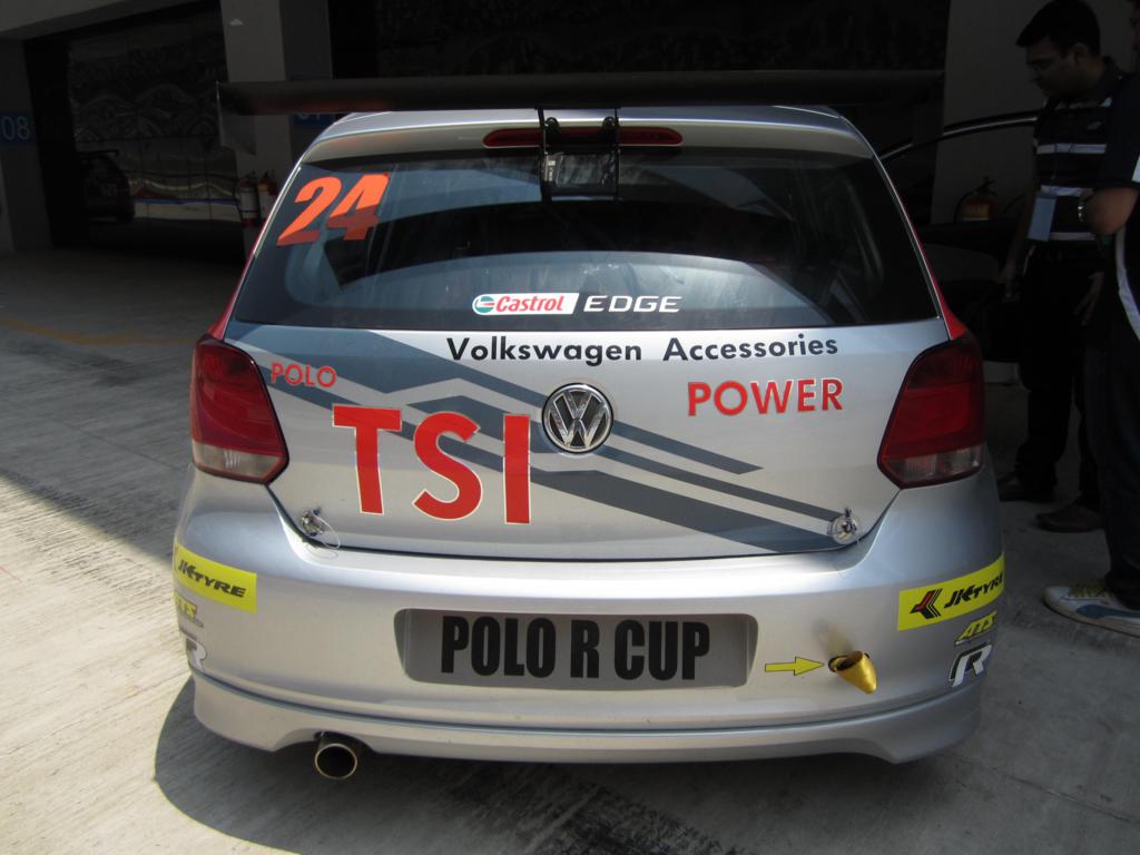 2013 VW Polo R CUP rear