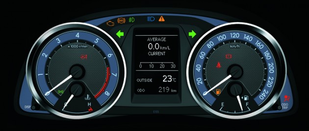 2014 Toyota Corolla Speedometer