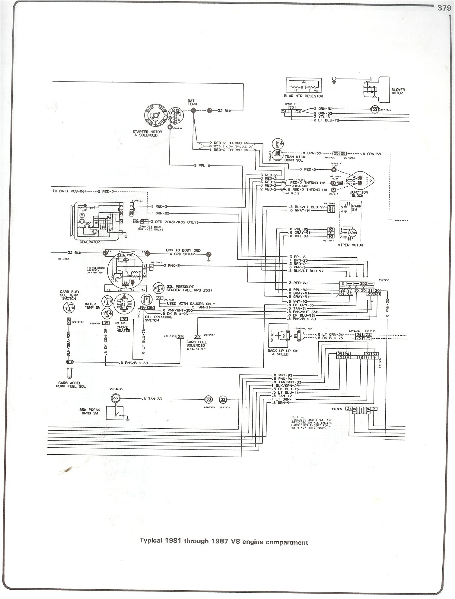 87 Chevy Truck Wiring Diagram