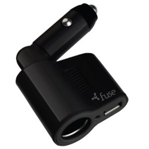 Amazon.com: Fuse 12V Socket Adapter With Usb Port  7208  Black: Cell