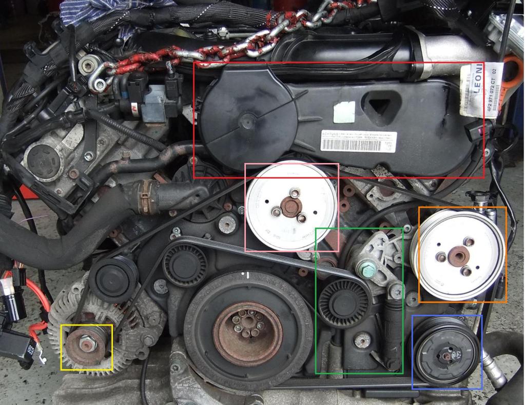 Audi A6 3.0 Power Steering Pump Location