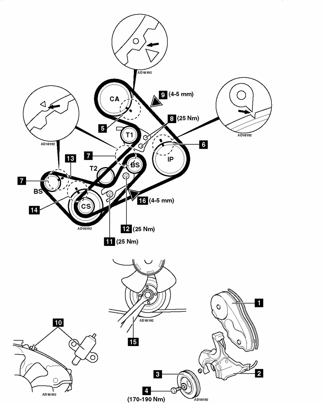Car belt diagrams: Timing Belt Diagram for Isuzu IMark?